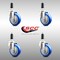 Service Caster 4 Inch 316SS Blue Polyurethane Swivel 1 Inch Expanding Stem Caster Set SCC SCC-SS316EX20S414-PPUB-BLUE-1-4 - alternate 4